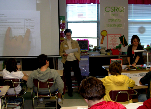 Sara Thompson and Katy Seifritz team teaching