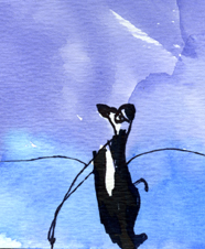 Tanner's penguin painting