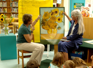 Photo of Cass and Judi conducting a think-aloud