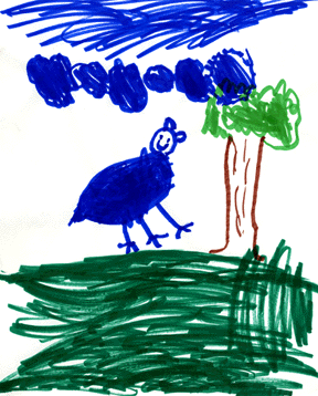 Shayla's drawing of a dog