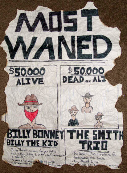 Sarah's Wanted Poster