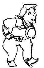 This is Javier's drawing of Joe Prince at the Rodeo.