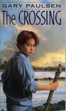 The book jacket shows Manny at the Rio Grande River on the U. S.-Mexico border.