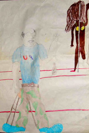 Evan and Michael's Drawing of the Sergeant