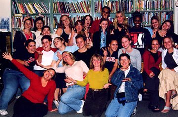 This is a photograph of the real personas of the class.