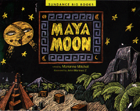 The book jacket shows a bright night