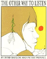 The book jacket shows a young person in profile with closed eyes.