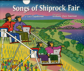 book jacket shows people on ferriswheel