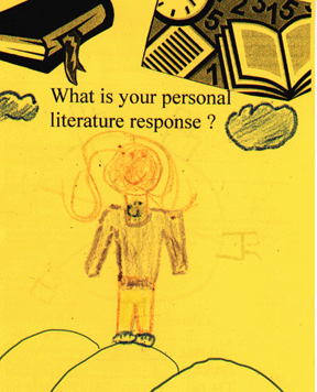 Genessis drew a picture of the little girl in the story.