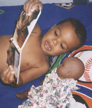 This is a photograph of Kate's son.