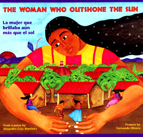The book jacker shows a woman embrasing the towm.