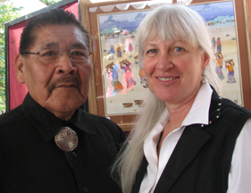 Photograph of Mike Chiago and Judi Moreillon