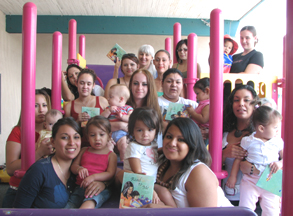 Photograph with Project LIFT Moms and Babies