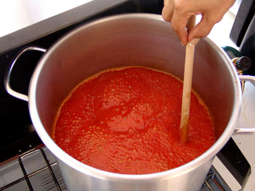 Boiling the liquid